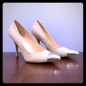 Sexy Crome and snakeskin pumps